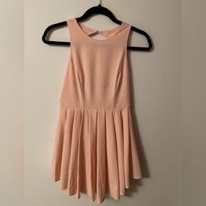 Fashion Nova Petite light pink chiffon dress